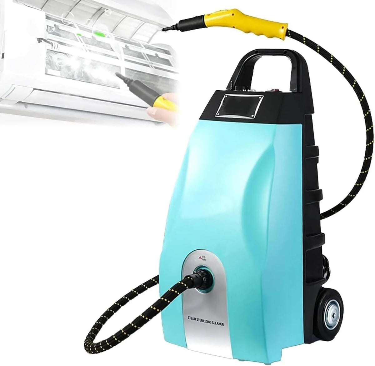 Pulitore a vapore 40s, 3000 W, multiuso, industriale