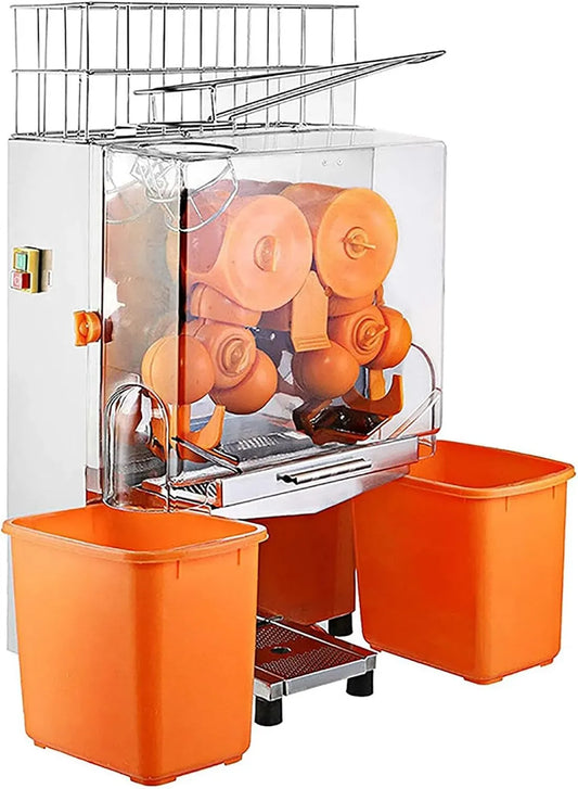 estrattore di succo e spremiagrumi, filtro, 120 W, professionale, acciaio inox