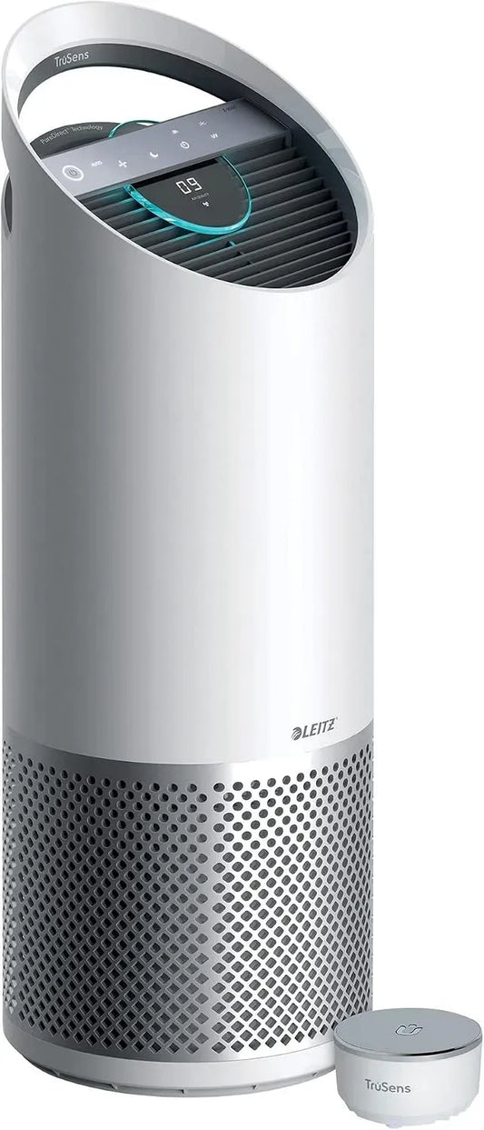 Purificatore d'aria, Leitz Z-3500H H13, portatile, Filtro HEPA a 360 ° e Lampada UV-C, per Spazi fino a 60 m²