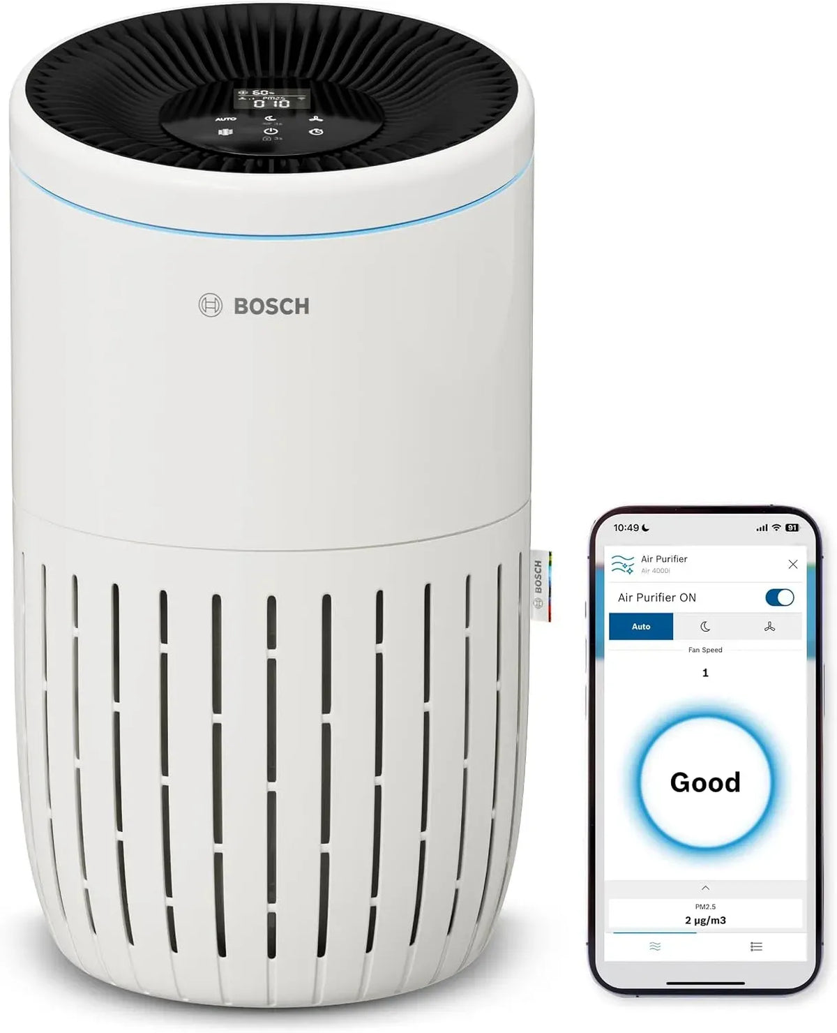 Bosch 4000i Purificatore d'aria, Fino a 62,5 m²