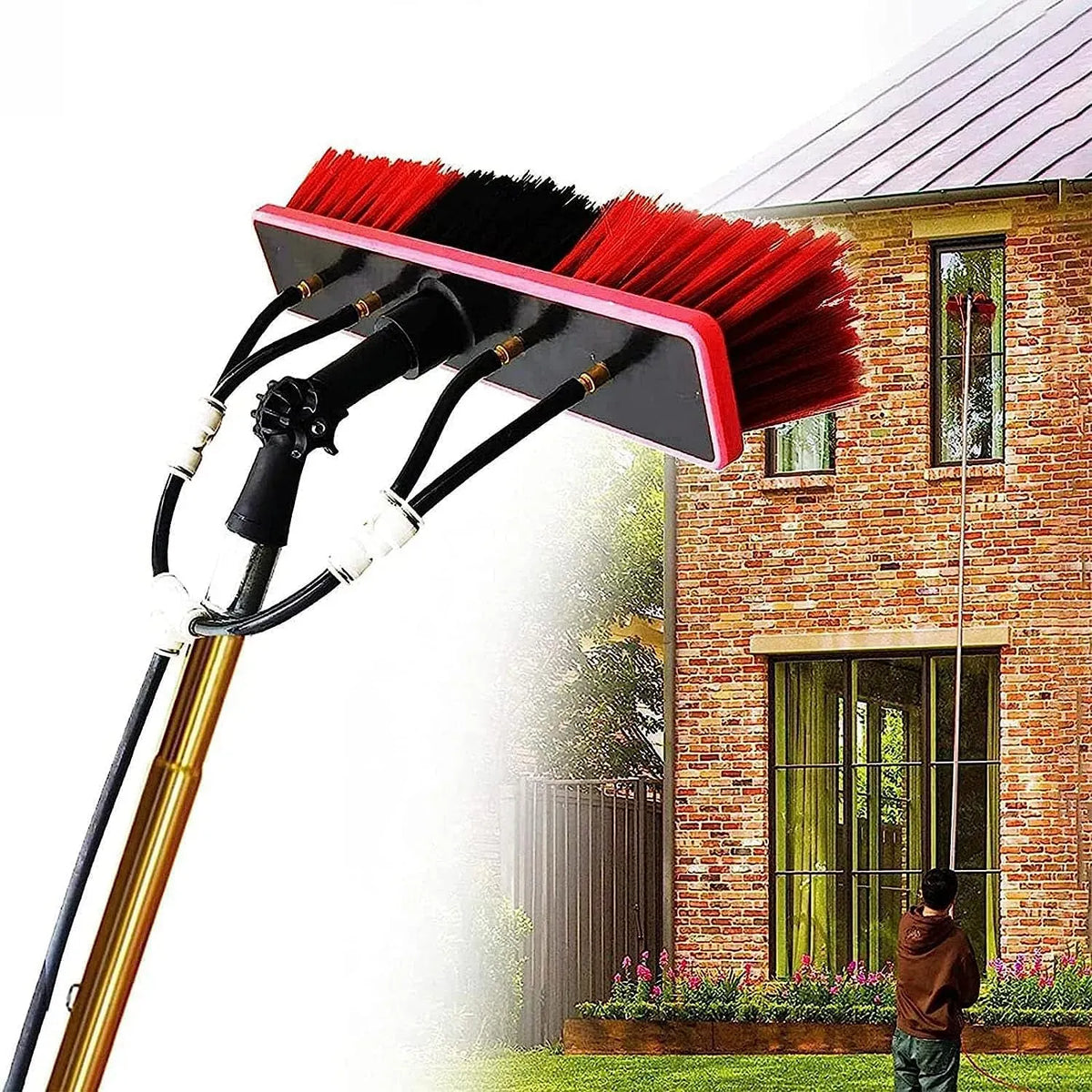 pulitore, 32 cm, 11 m, professionale, per la pulizia delle finestre da 3