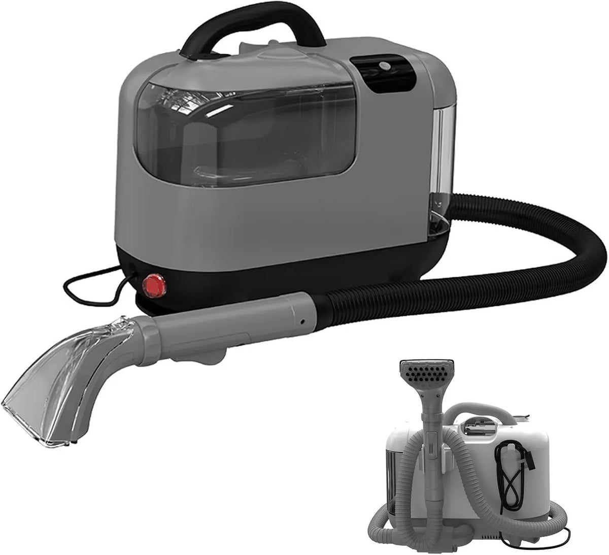 75dBA 1.5m Pulitore, 1200 W, 220 V, 1.5 m, vapore, grigio, per Stoffe/Scale a Casa
